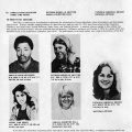 Cartel del FBI de 1974 con Patricia Hearst y miembros del SLA buscados por robo a banco y terrorismo.